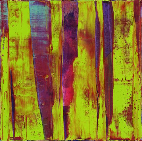 Obra de arte original contemporánea, Selva 2, 50 x 50 cm, paisaje abstracto por Luc Andrieux