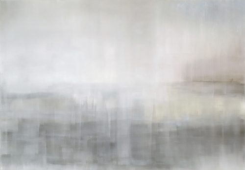 Obra de arte original contemporánea, Limbo, 81 x 116 cm, paisaje abstracto por Luc Andrieux