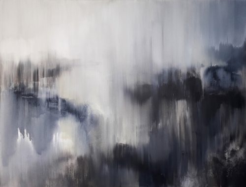 Obra de arte original contemporánea, Sinfonía 1, 89 x 116 cm, paisaje abstracto por Luc Andrieux