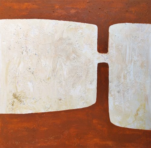 Obra de arte original contemporánea, Espacios 1, 100 x 100 cm, pintura abstracta por Luc Andrieux