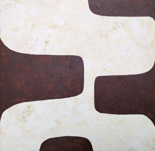 Obra de arte original contemporánea, Espacios 2, 100 x 100 cm, pintura abstracta por Luc Andrieux